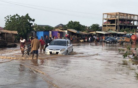 Heavy rains got parts of Accra flooded