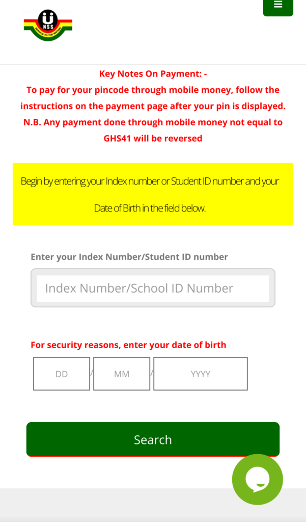 how to register for national service with pictures.