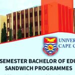UCC 3-Semester Sandwich Courses and Centres for 2024/2025