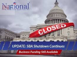 is sba affected by government shutdown