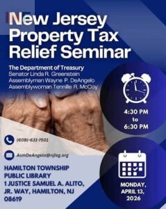 New Jersey Property Tax Relief 2026